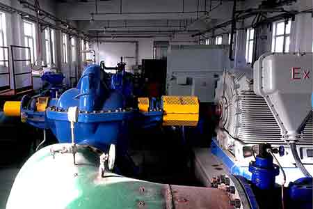 KPS系列单级双吸开元网站登录入口在金源精细化工使用现场