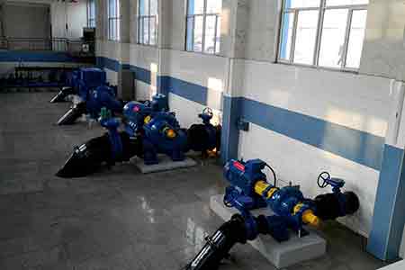 KPS系列单级双吸开元网站登录入口在沈阳自来水公司砂山泵站使用现场