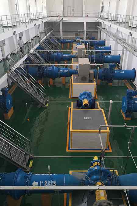 KPS系列单级双吸开元网站登录入口在平顶山市自来水公司使用现场