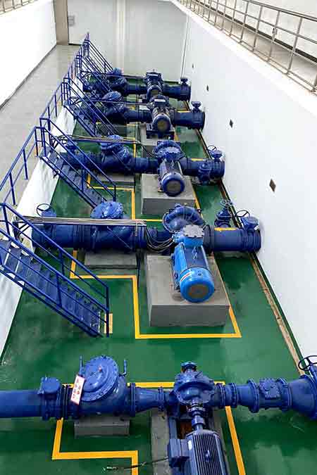 KPS系列单级双吸开元网站登录入口在江西进贤润泉高桥水厂使用现场