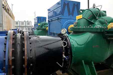 KPS系列单级双吸开元网站登录入口在泰盛（江西）生活用品有限公司使用现场