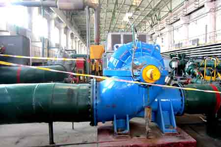 KPS系列单级双吸开元网站登录入口在酒钢节能改造项目中使用-现场