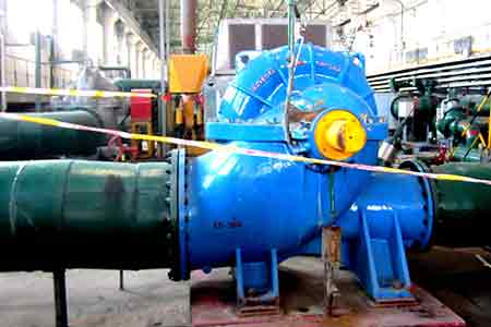 KPS系列单级双吸开元网站登录入口在酒钢节能改造项目中使用现场