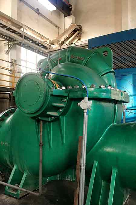 KPS系列单级双吸开元网站登录入口在鄂尔多斯新航能源有限公司循环水泵节能改造使用现场